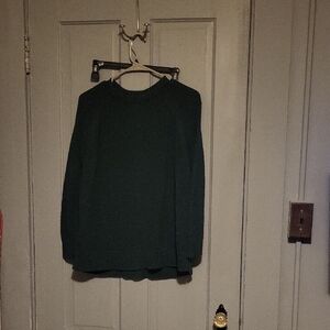 Classic Forest Green Crewneck Sweater